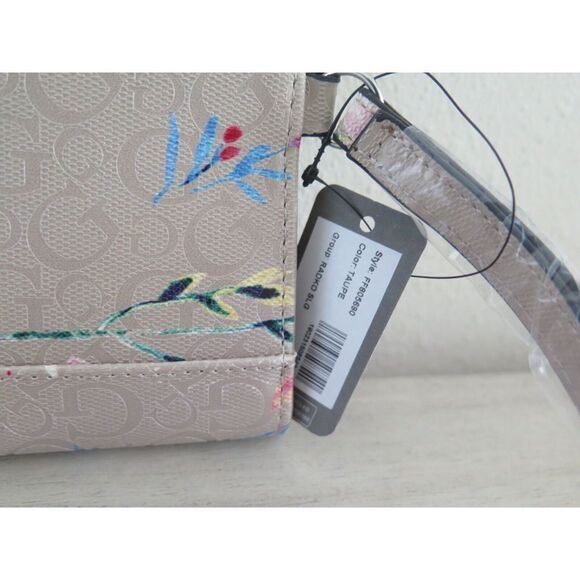 Guess FF805690 Women's Taupe Floral Radko SLG Wristlet Clutch Wallet Phone Case - Picture 4 of 12
